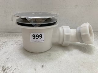 90MM FAST FLOW SHOWER WASTE WITH OUTLET ELBOW - RRP £90: LOCATION - R4