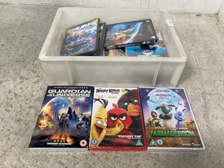 QTY OF ASSORTED CHILDRENS DVD'S TO INCLUDE ANGRY BIRDS THE MOVIE: LOCATION - WH7