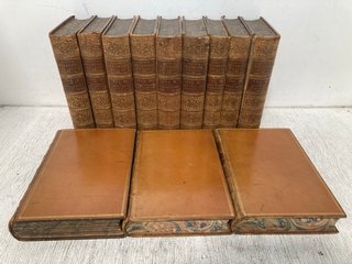 10 X SCOTT'S WAVERLEY ILLUSTRATED NOVEL BOOKS - COMBINED RRP £550.00: LOCATION - WA11