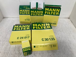 QTY OF ASSORTED MANN FILTER CAR PARTS TO INCLUDE C51 001 AIR FILTER: LOCATION - WA11