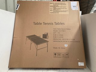 FOLDAWAY TABLE TENNIS TABLE - MODEL CD-TTB11: LOCATION - WA11