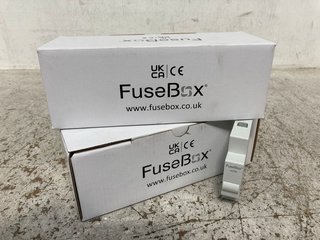 2 X 12 PACK FUSEBOX DIN RAIL BLANK 1MODULES: LOCATION - A17