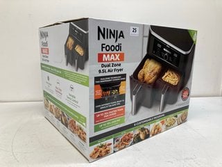 NINJA FOODI MAX DUAL ZONE 9.5 LITRE AIR FRYER - MODEL AF400UK - RRP £249: LOCATION - BOOTH