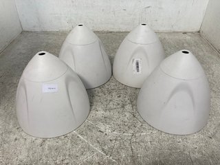 4 X CRESTRON SAROS PD4T-W-T PENDANT SPEAKERS: LOCATION - A16