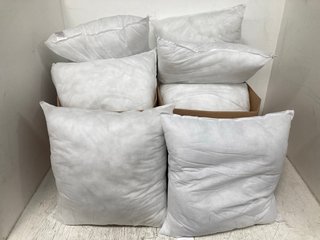 QTY OF SQUARE CUSHIONS WITHOUT COVERS: LOCATION - A12