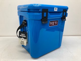 YETI ROADIE 24 COOLBOX IN BIG WAVE BLUE - RRP £225: LOCATION - BOOTH