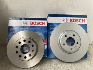 BOSCH MULTI-PACK BRAKE DISC TO INCLUDE BOSCH SINGLE BRAKE DISC: LOCATION - A6