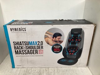 HOMEDICS SHIATSU MAX 2.0 BACK & SHOULDER MASSAGER WITH HEAT - RRP £300: LOCATION - A4