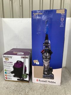 RUSSELL HOBBS HYPERMAX 700W UPRIGHT VACUUM CLEANER TO INCLUDE BELDRAY WET & DRY VACUUM CLEANER: LOCATION - WA1