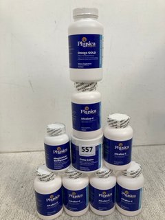 QTY OF ASSORTED PHYSICA HEALTH TABLET TUBS TO INCLUDE ALKALIZE-C 180G - BBE 02/2027: LOCATION - A2