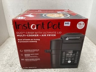 INSTANT POT DUO CRISP MULTI-COOKER & AIR FRYER: LOCATION - B4