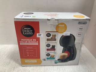 DELONGHI NESCAFE DOLCE GUSTO PICCOLO XS VALUE BUNDLE: LOCATION - WH2