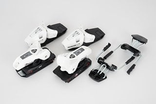 TYROLIA PROTECTOR SLR 11 GW 80MM BRAKE(N) SKI BINDINGS IN MATT WHITE - RRP £259: LOCATION - BOOTH