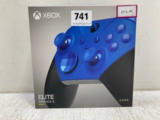 XBOX ELITE SERIES 2 CORE BLUE CONTROLLER - RRP £110: LOCATION - B10