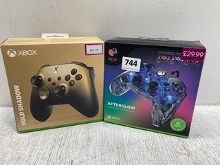 XBOX GOLD SHADOW CONTROLLER TO INCLUDE PDP AFTERGLOW WIRED CONTROLLER: LOCATION - B10