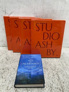 4 X HOME ART SOUL BOOKS BY STUDIO ASHBY TO INCLUDE THE AGE OF UNCERTAINTY BY TOBIAS HURTER: LOCATION - B12