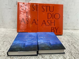 3 X HOME ART SOUL BOOKS BY STUDIO ASHBY TO INCLUDE 2 X THE AGE OF UNCERTAINTY BY TOBIAS HURTER: LOCATION - B12