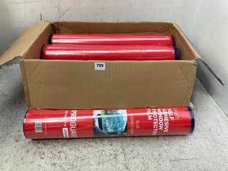 6 X PFW11 SELF ADHESIVE WINDOW PROTECTION FILM ROLLS: LOCATION - B12