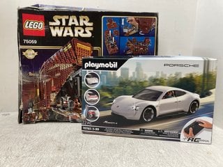 LEGO STAR WARS 75059 SANDCRAWLER FIGURE PLAY SET TO INCLUDE PLAYMOBIL 70765 PORSCHE: LOCATION - C17