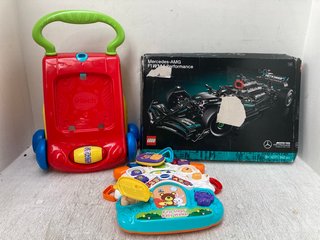 LEGO MERCEDES-AMG F1 SPORT CAR FIGURED TO INCLUDE KIDS VTECH PLAY WALKER: LOCATION - C16