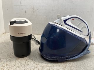 TEFLA SUPER STEAM GLIDE IRON TO INCLUDE NESPRESSO VERTUO AUTOMATIC COFFEE MACHINE: LOCATION - C15