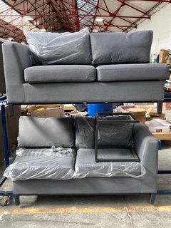 MODA FURNISHINGS 4 SEAT SOFA IN GREY: LOCATION - B4