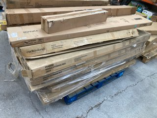 PALLET OF ASSORTED INCOMPLETE FURNITURE TO INCLUDE CUCKOOLAND OLIVIA MID SLEEPER BED WITH STORAGE: LOCATION - A4 (KERBSIDE PALLET DELIVERY)