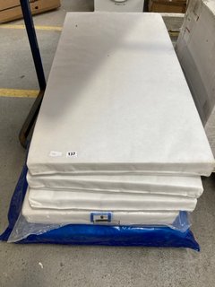 5 X ASSORTED COT MATTRESSES: LOCATION - A4