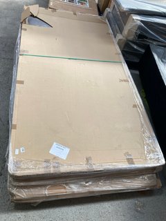 PALLET OF EXTRA LARGE WHITE BOARDS: LOCATION - A6 (KERBSIDE PALLET DELIVERY)