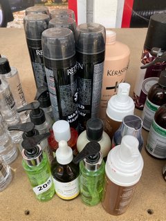 (COLLECTION ONLY) QTY OF ASSORTED BEAUTY PRODUCTS TO INCLUDE REDKEN 32 MAX HOLD HAIRSPRAY TRIPLE TAKE 300ML: LOCATION - AR2