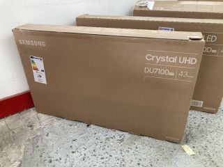 SAMSUNG CRYSTAL UHD 43" TV MODEL: UE43DU7100KXXU RRP: £429: LOCATION - A1