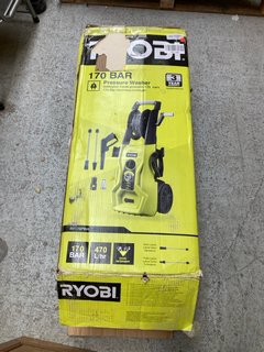 RYOBI 170BAR PRESSURE WASHER RRP £220: LOCATION - AR3