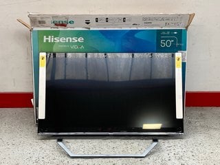 HISENSE LED 4K 50" A7 SERIES TV MODEL: 50A7KQTUK RRP: £379: LOCATION - A1