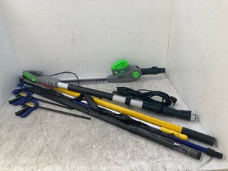 QTY OF ASSORTED ITEMS TO INCLUDE GRACIOUS GARDENS POLE HEDGE TRIMMER: LOCATION - AR10