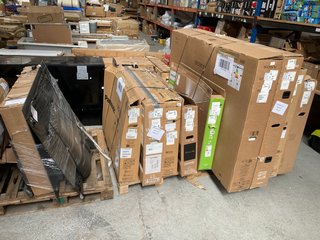 (COLLECTION ONLY) 3 X PALLETS OF ASSORTED TVS (MAINBOARDS REMOVED) TO INCLUDE SONY BRAVIA 85" TV MODEL: K85XR90PU: LOCATION - A6