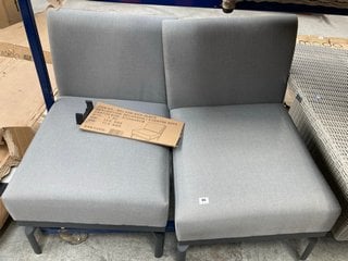 2 X BELGRAVIA CENTRE SOFA IN GREY: LOCATION - B2