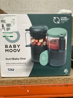 BABYMOOV NUTRIBABY ONE MULTI FUNCTION FOOD PREP MACHINE - RRP £120: LOCATION - AR15