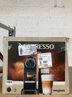 NESPRESSO CITIZ & MILK COFFEE MACHINE IN BLACK - RRP £224: LOCATION - AR17