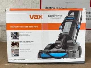 VAX DUAL POWER PET ADVANCED CARPET WASHER IN GREY/BLUE: LOCATION - BR2