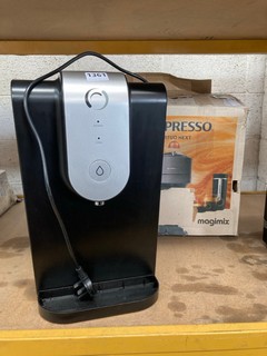 AQUA OPTIMAL LUMI FILTERED WATER CHILLER IN BLACK TO INCLUDE NESPRESSO VERTUO NEXT COFFEE MACHINE IN BLACK: LOCATION - BR2