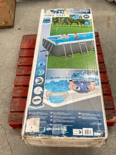 BESTWAY ABOVE GROUND SWIMMING POOL KIT: 6.40M X 2.74M - RRP £649: LOCATION - A1