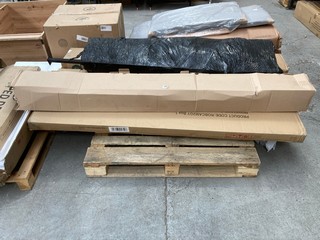 PALLET OF ASSORTED INCOMPLETE FURNITURE TO INCLUDE CAMDEN 2 DOOR WARDROBE IN GREY (BOX 1 ONLY): LOCATION - B2 (KERBSIDE PALLET DELIVERY)