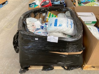 (COLLECTION ONLY) PALLET OF ASSORTED CHEMICALS TO INCLUDE 25KG BAG OF CULLIGAN SALT TABLETS: LOCATION - B7