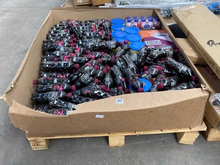 (COLLECTION ONLY) PALLET OF ASSORTED DRINKS TO INCLUDE 500ML BOTTLES OF PEPSI MAX CHERRY (BBE: 02/24): LOCATION - B8