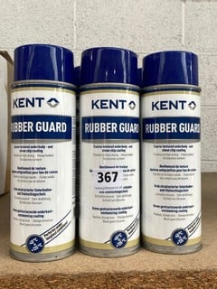 (COLLECTION ONLY) QTY OF KENT RUBBER GUARD AEROSOLS: LOCATION - BR18