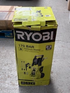 RYOBI 170 BAR PRESSURE WASHER: MODEL NO. RY170PWA - RRP £219: LOCATION - A4