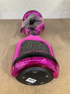 (COLLECTION ONLY) ELECTRIC HOVERBOARD IN METALLIC PURPLE MODEL: HY-A02: LOCATION - AR12