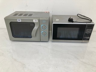 SWAN MICROWAVE IN GREY MODEL: SCMG400S TO INCLUDE JOHN LEWIS & PARTNERS 20L MICROWAVE IN SILVER MODEL: JLSMWO08: LOCATION - AR9