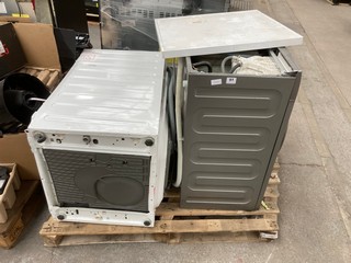 2 X WASHING MACHINES (FOR SPARES & REPAIRS): LOCATION - A6 (KERBSIDE PALLET DELIVERY)