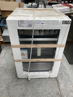 ELECTRIQ 60CM DUAL FUEL SINGLE OVEN: MODEL NO. EQDFSC60A - RRP £299.99: LOCATION - A6